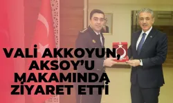 Vali Akkoyun’dan Emniyet Müdürü Aksoy’a Ziyaret