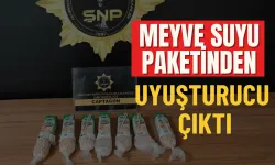 Şanlıurfa'da Meyve Suyu Paketlerine Gizlenmiş Uyuşturucu Ele Geçirildi