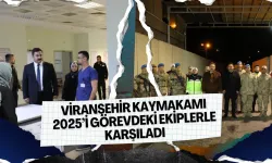 Kaymakam Ülkü, 2025’in İlk Dakikalarını Ekiplerle Geçirdi