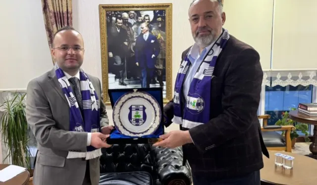 Artvin Hopaspor'dan Kaymakam Arslantürk'e ziyaret