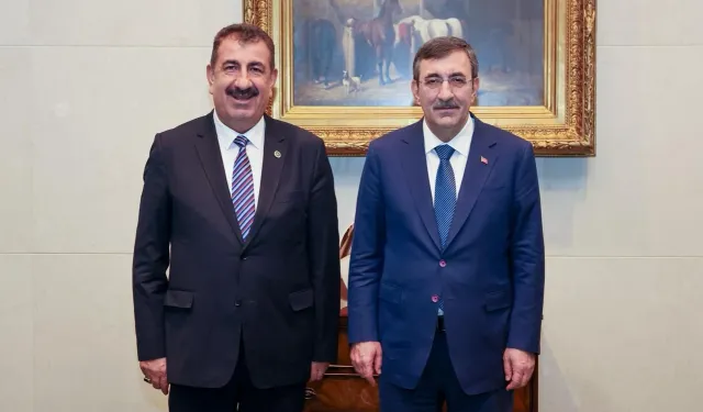 Cumhurbaşkanı Yardımcısı Yılmaz TÜRKYED'i kabul etti