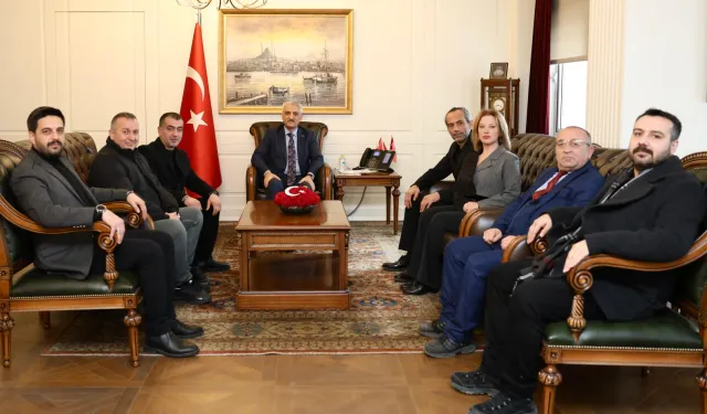 Düzce Gazeteciler Cemiyeti'nden Vali Makas'a ziyaret