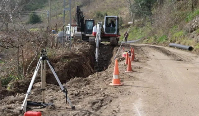 Ordu'da altyapı yatırımları hız kesmeden sürüyor