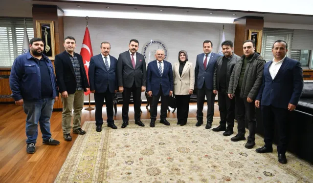 TUSAŞ heyetinden Başkan Büyükkılıç'a ziyaret