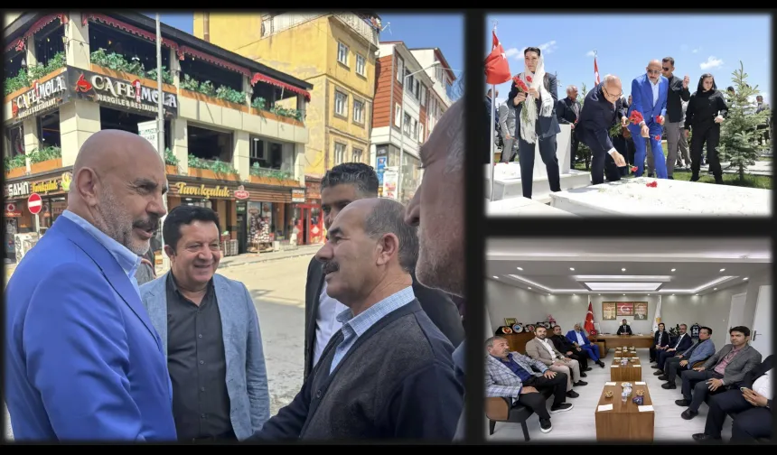 İş insanı Cemal Kaya, Ağrılı hemşerileriyle bayramlaştı